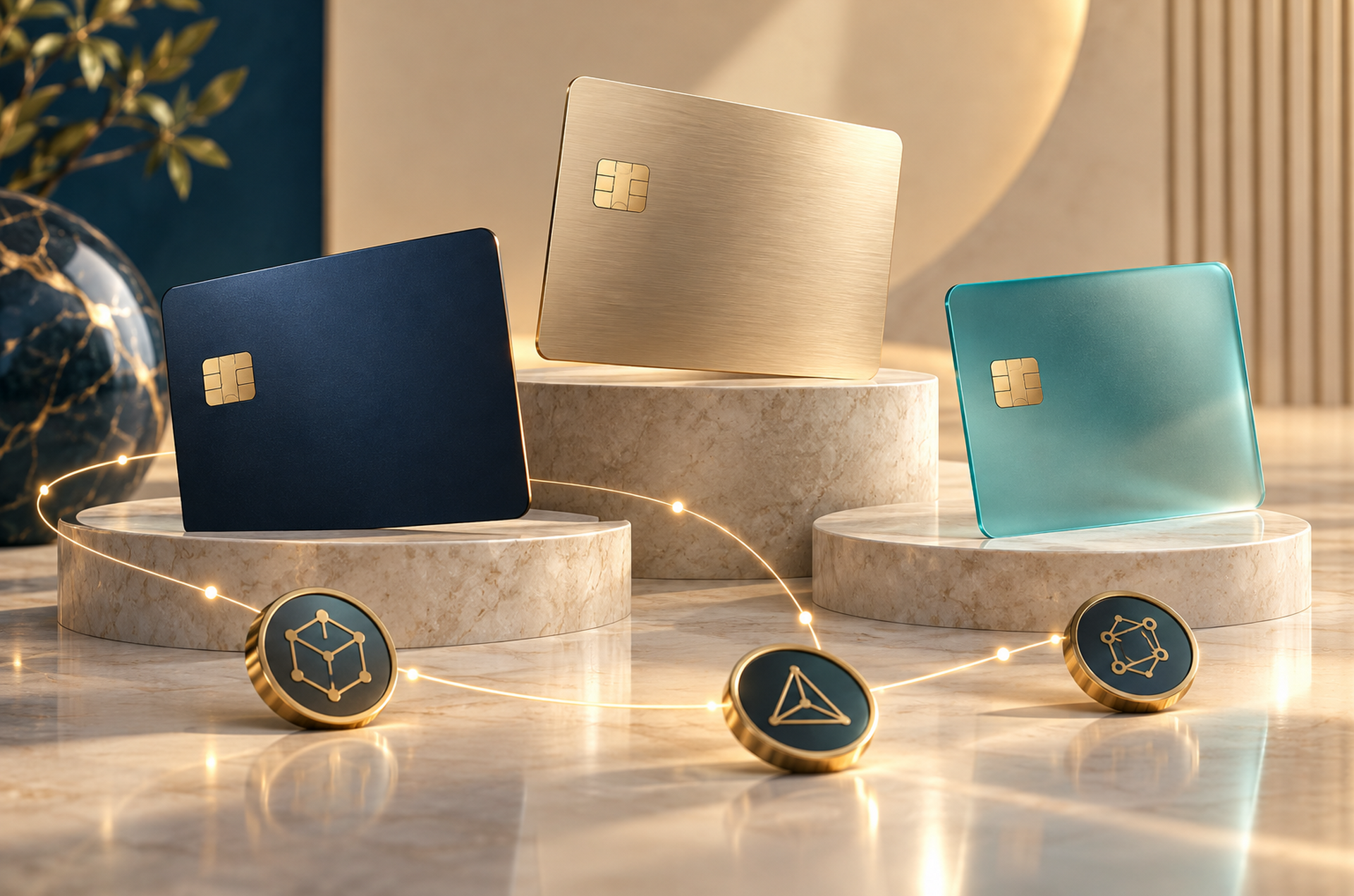 Les cartes bancaires crypto