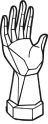 Hand gesture illustration