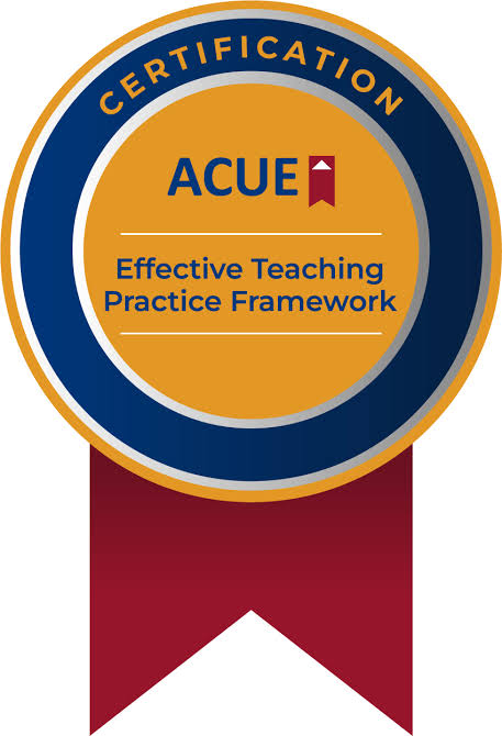 ACUE Effective Teaching
