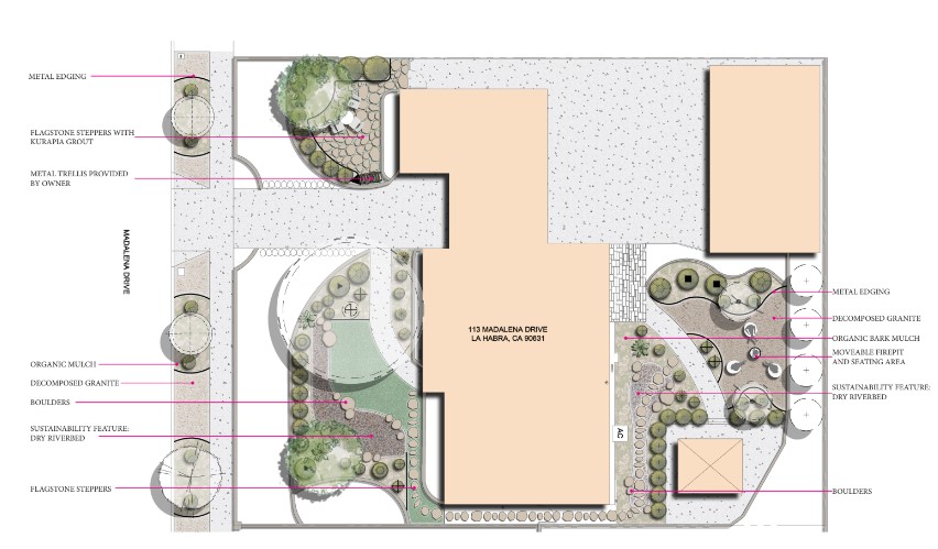 TerraWorks Studio completed residential landscape project