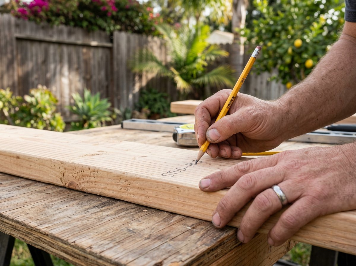 Children playing at a DIY mud kitchen in a Southern California backyard with natural materials and outdoor play accessories