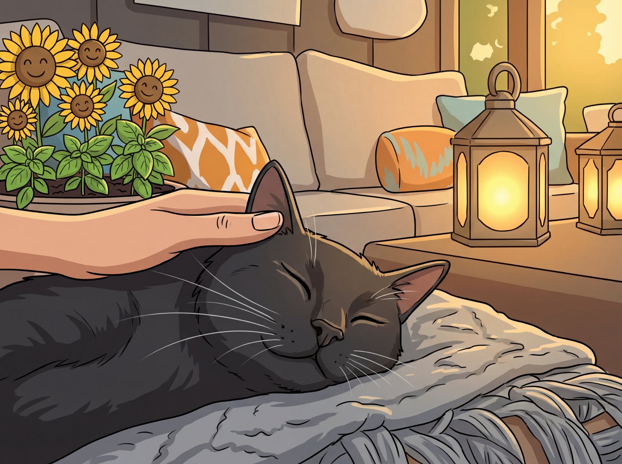 Zoned pet-safe yard design showing separate play area, rest zone, and protected garden beds in Orange County home