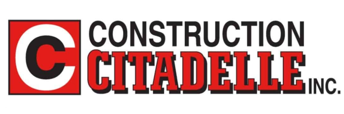Logo of Construction Citadelle Inc. with a large letter C inside a red square on the left and bold text on the right.