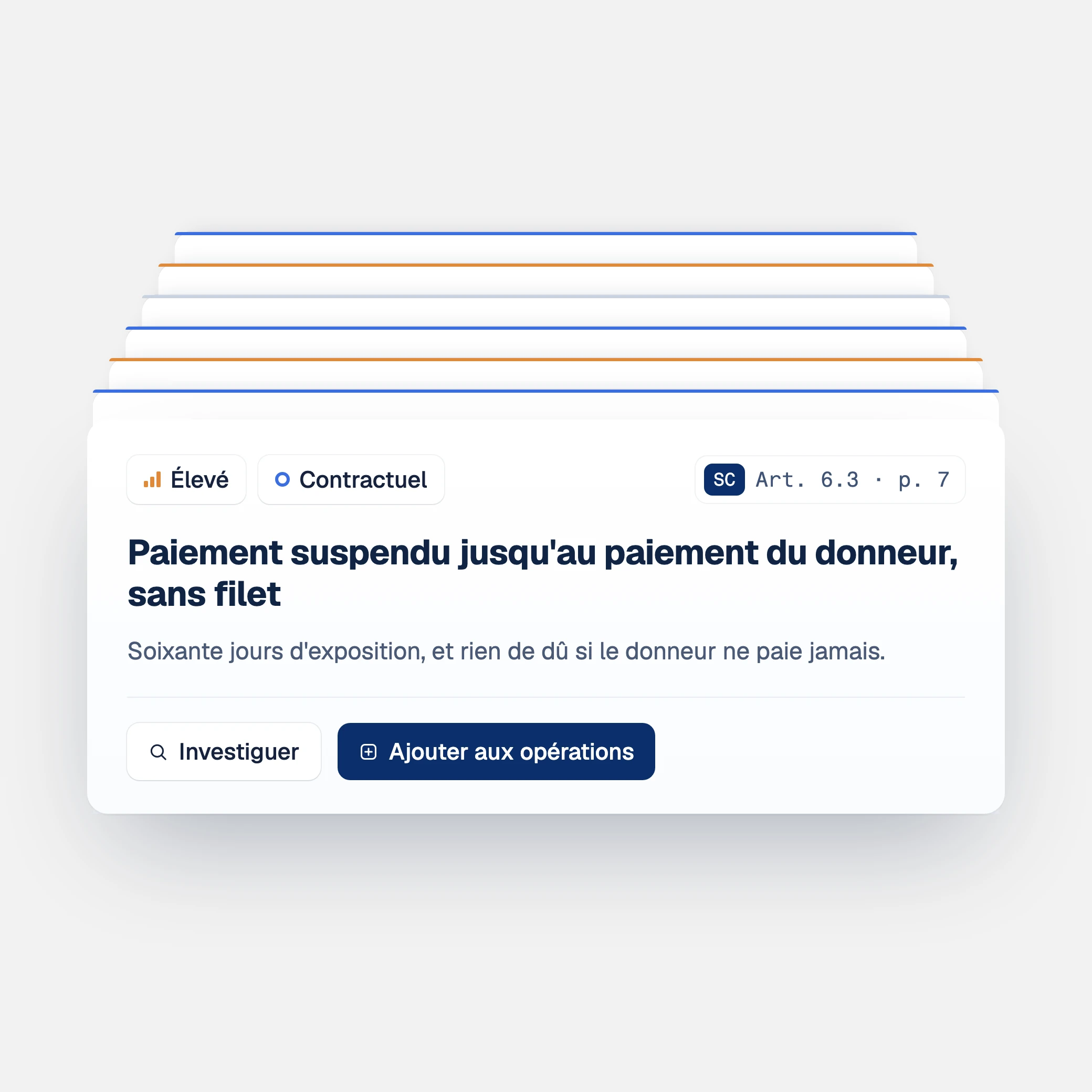 Interface Telamont : risques détectés, chacun cité à sa clause