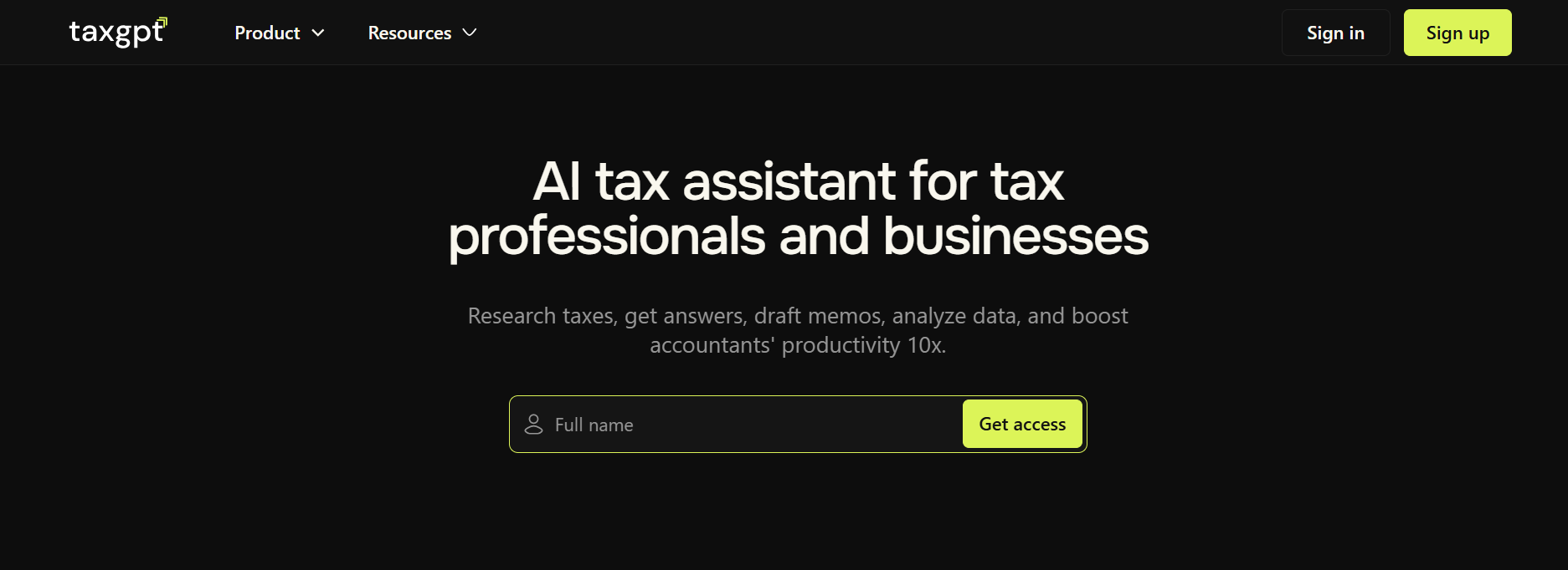 TaxGPT: Best AI Tax Research Assistant for Accounting Firms