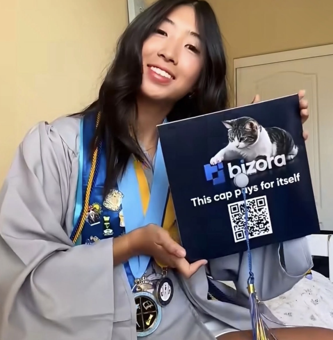 We Saw a Girl Auction Her Graduation Cap on eBay for $1. We Won It. Here's Why.