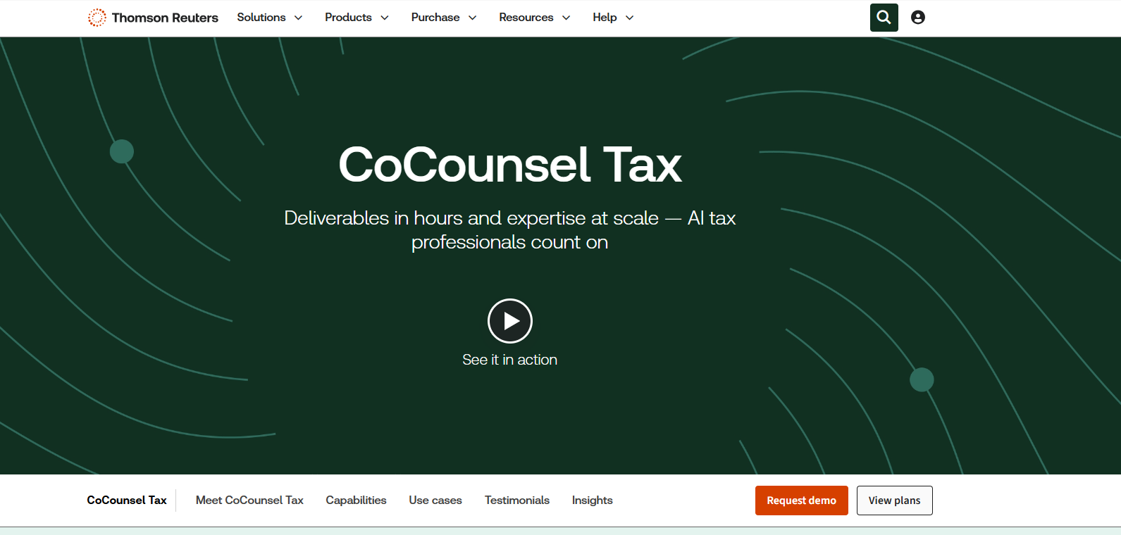 Thomson Reuters CoCounsel Tax