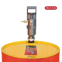 Engrasador neumático de caudal continuo para tambor de 205 litros - 50:1