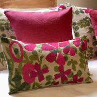 Funda de Almohadon 30x50 Linea Selva Esmeralda