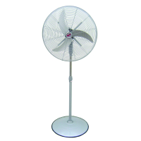 CIRCULADOR/VENTILADOR DE PIE 25 (635MM)- MOTOR 130W - TRIPALAS ALUMINIO PINTADO - BASE REDONDA Y CAPUCHON METALICO - 3 VELOCIDADES - GIRATORIO