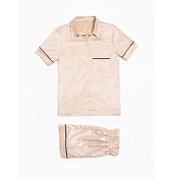 MARIA-Pijama corto de satén