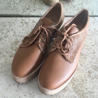 ACORDONADO DE CUERO Y PELO JULES