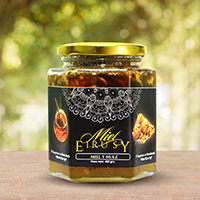 MIEL Y NUEZ / 400 grs de contenido, miel natural y nueces mariposa