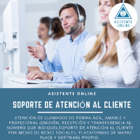 Soporte de atención al cliente