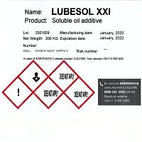 Lubesol XXI (Soluble oil additive)