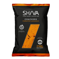 Crackers - 100% vegano, sin TACC - Pimenton ahumado