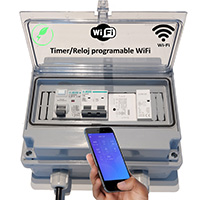 Tablero Automatización Wifi Bomba Filtrado Pileta O Riego