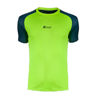 T-shirt Cr Men S-XXL Interlock microfibra lisa [100% poliéster] con proceso hidrofílico. Interlock microperforado [100% poliéster]. Remera de entrenamiento. Recortes con tela micro perforada para facilitar la ventilación del cuerpo. Costuras planas. Detal