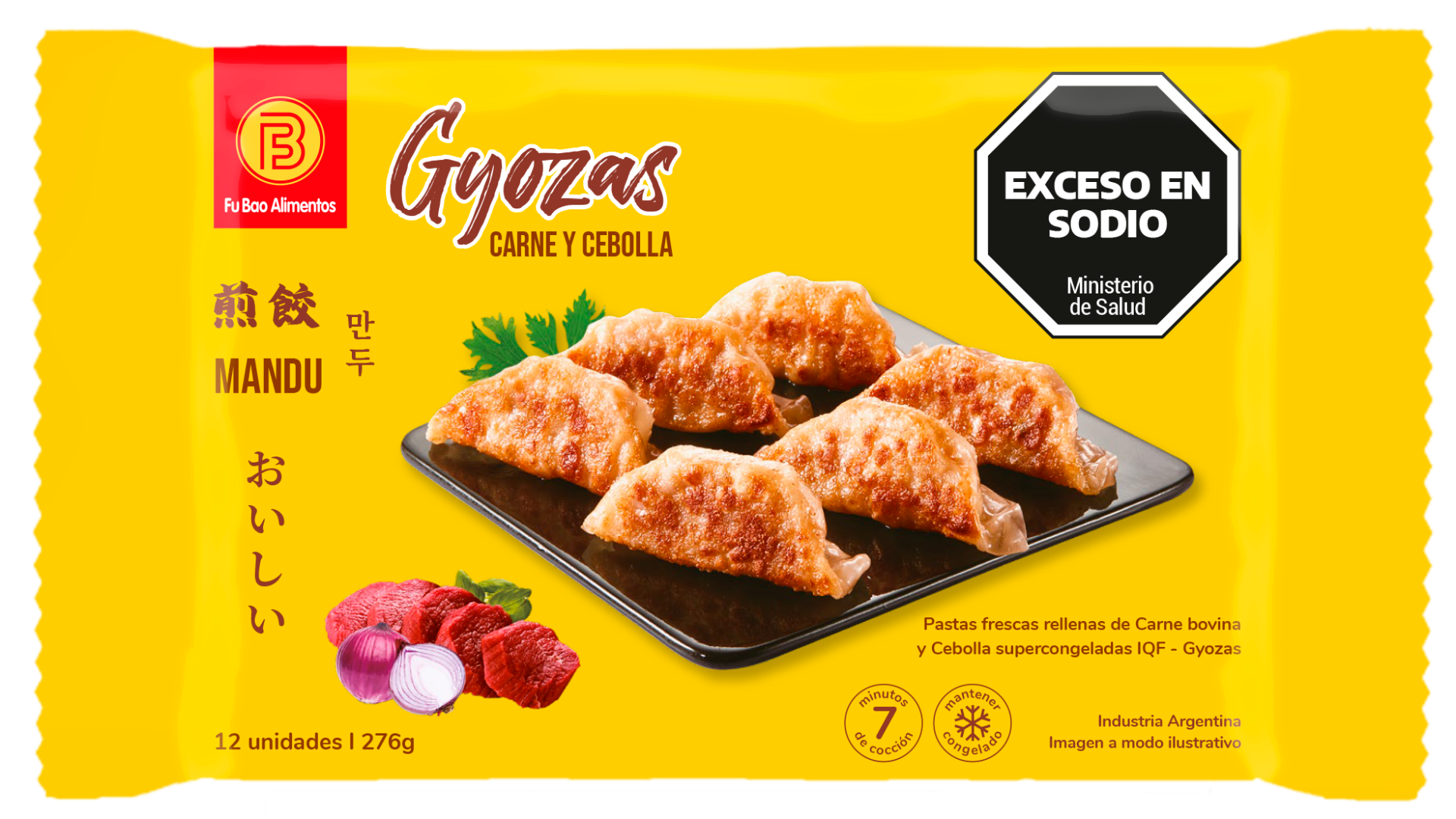 Gyozas (Carne y Cebolla, Carne y Acelga)
