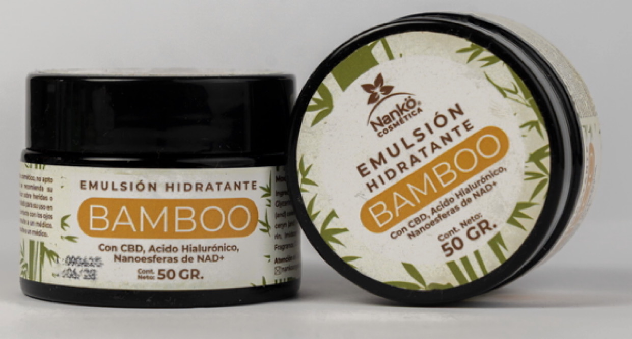Crema hidratante de Bamboo con CBD