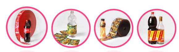 ETIQUETAS PLASTICAS DEL TIPO UTILIZADO EN EL ROTULADO DE ENVASES