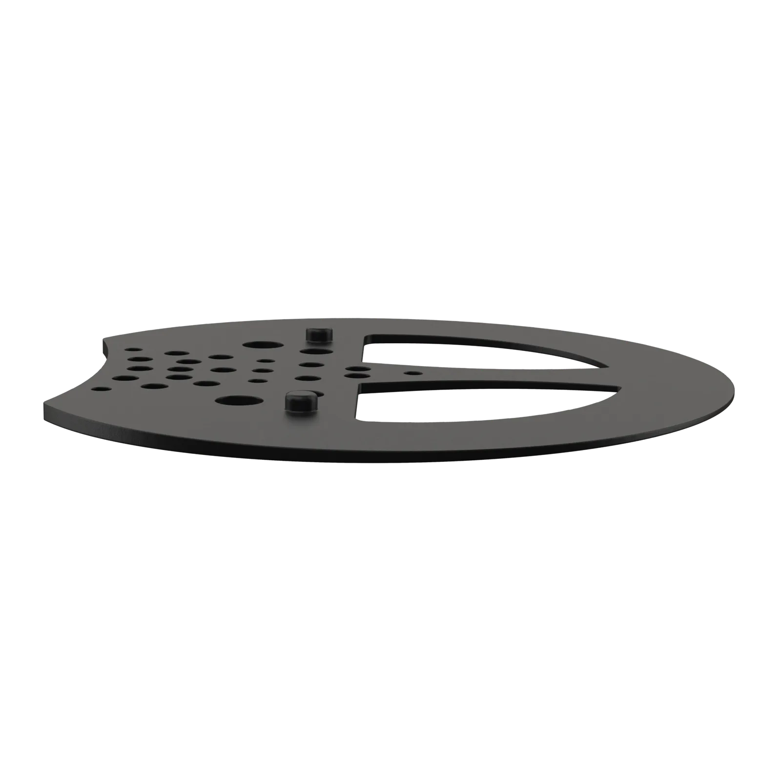 Half Mesh Pad Degree Insert in Black 1°: side profile