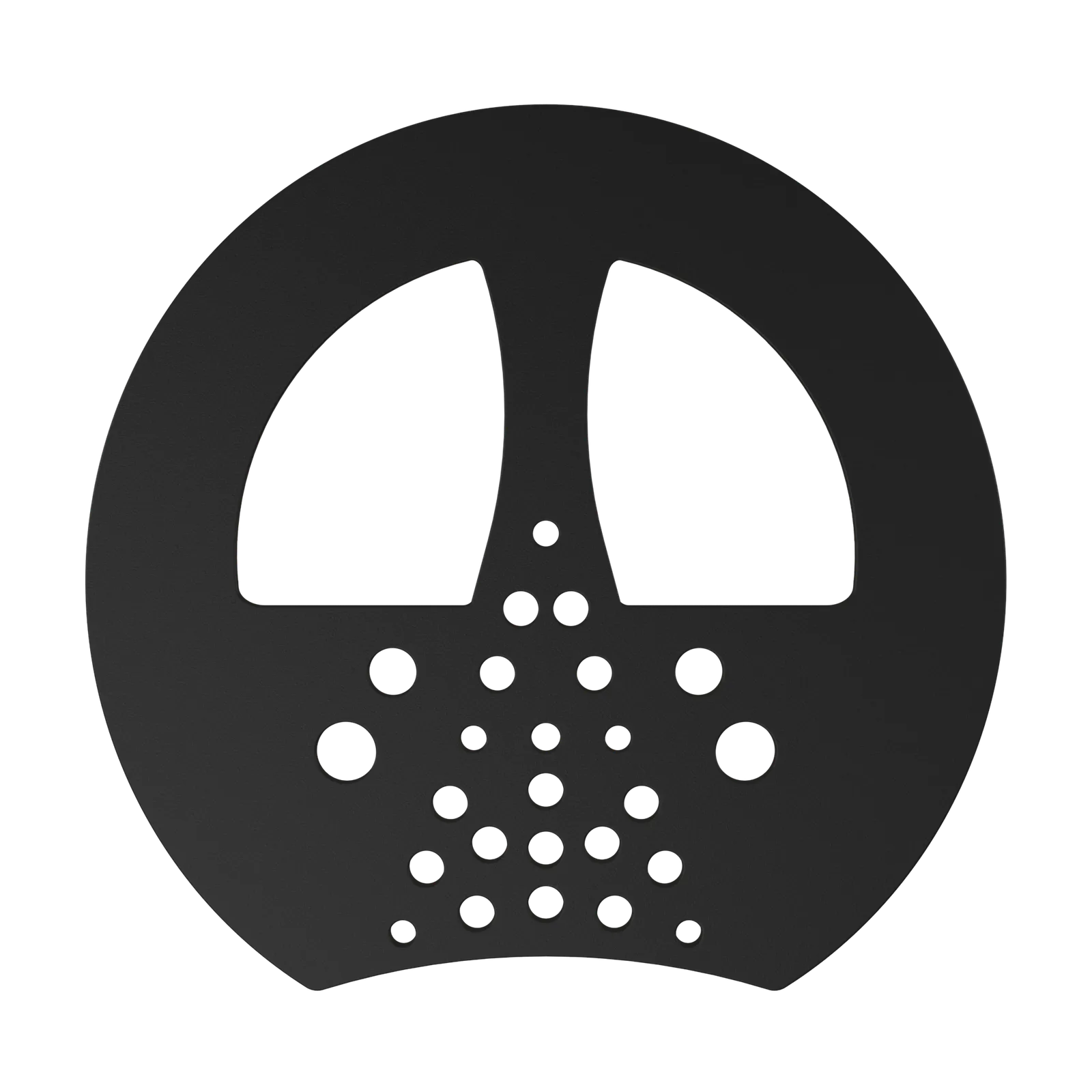 Half Mesh Pad Degree Insert in Black 1°: underside