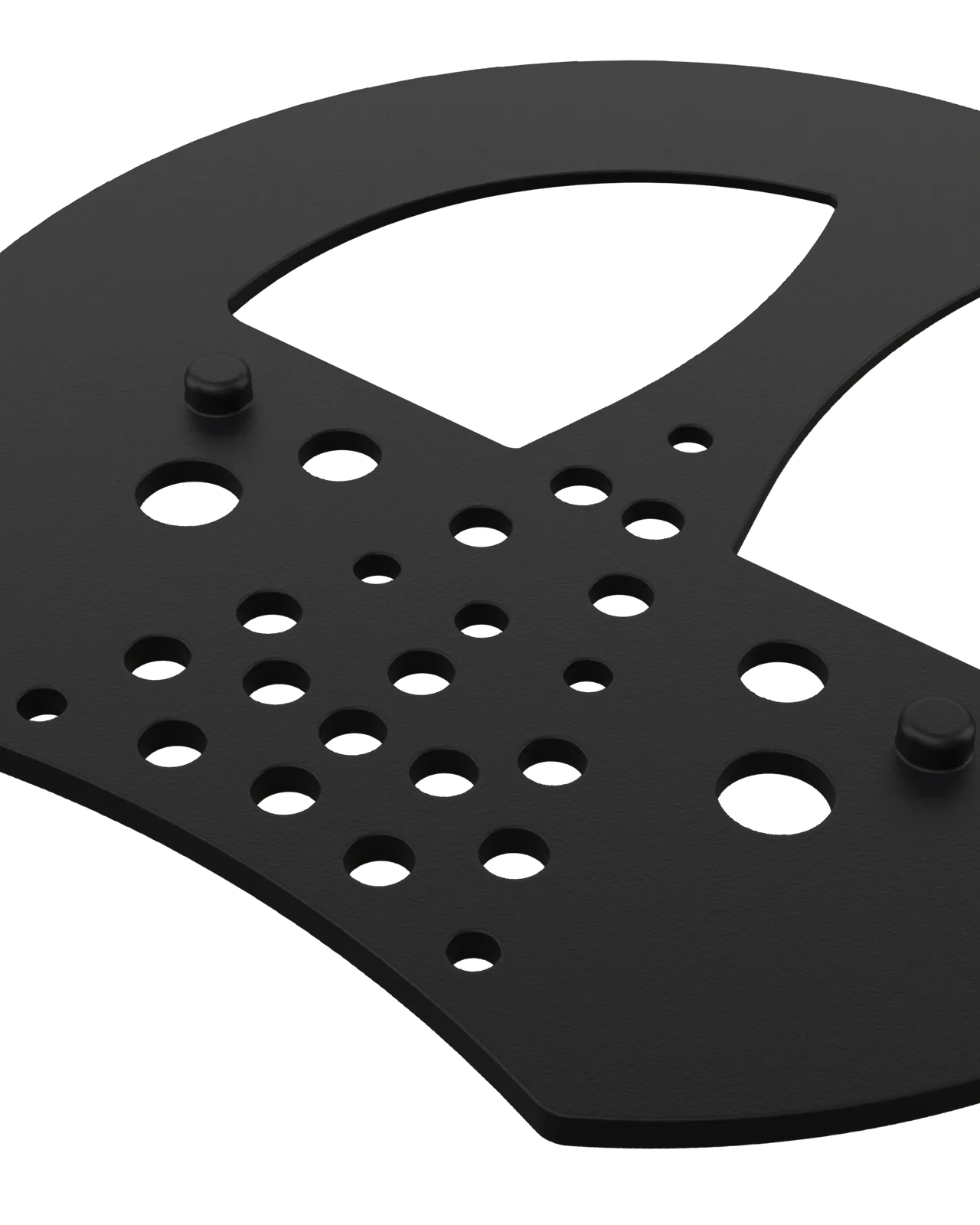 Half Mesh Pad Degree Insert in Black 1°: detail close-up