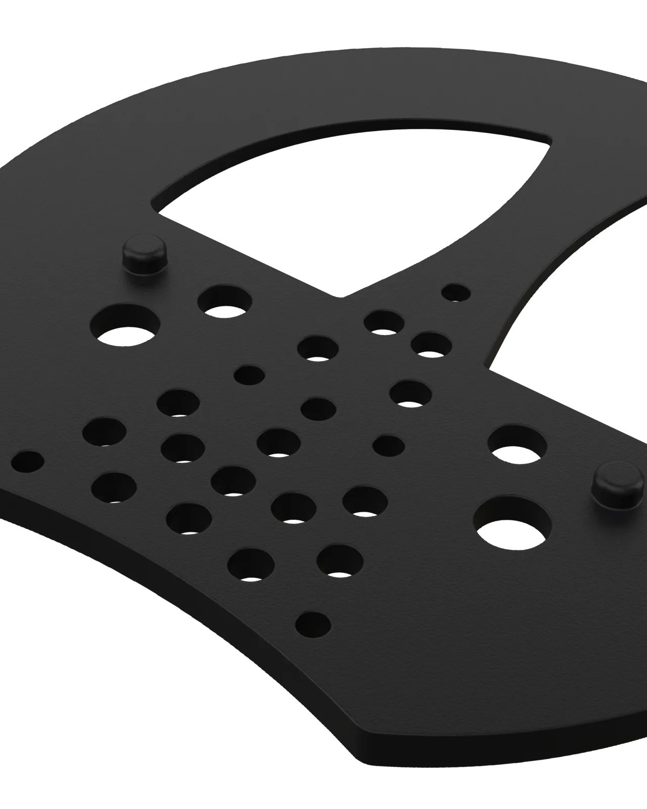 Half Mesh Pad Degree Insert in Black 2°: detail close-up