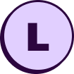 The letter L for LAN - local area network