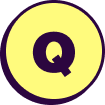The letter Q for quarantine