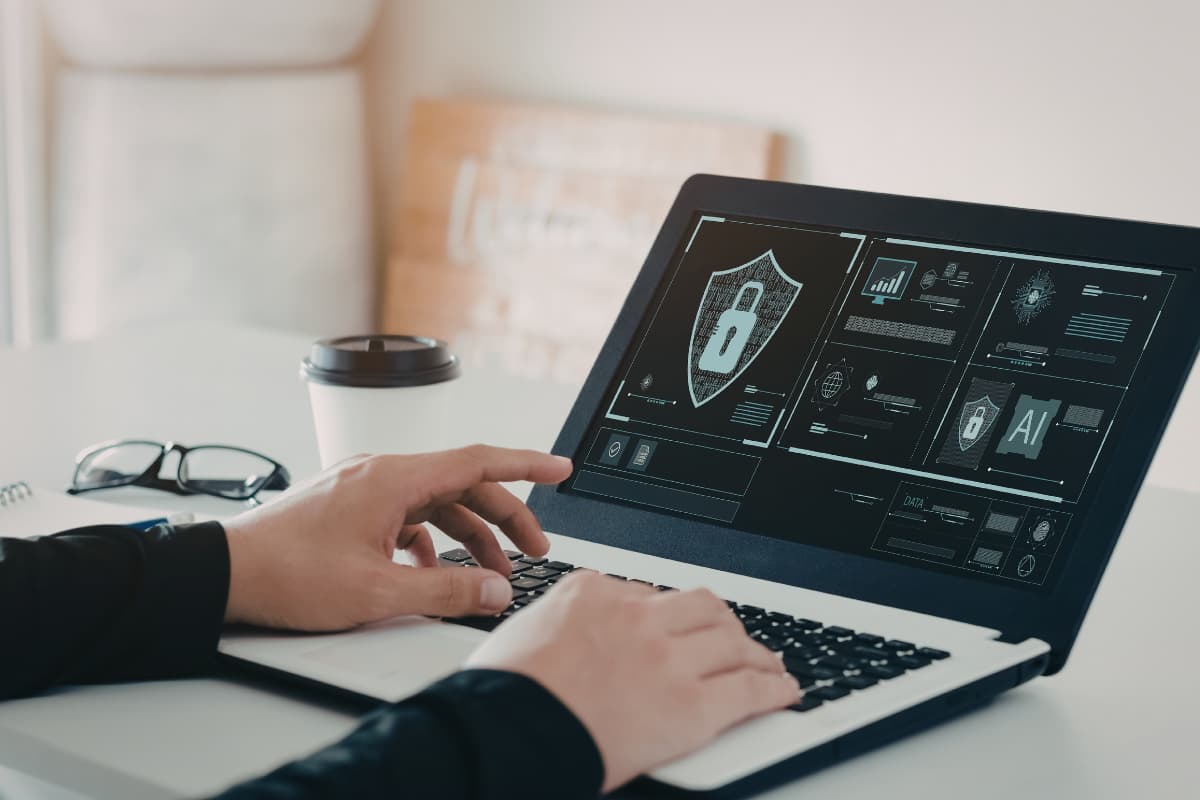 CEO computer protected with robust network security
