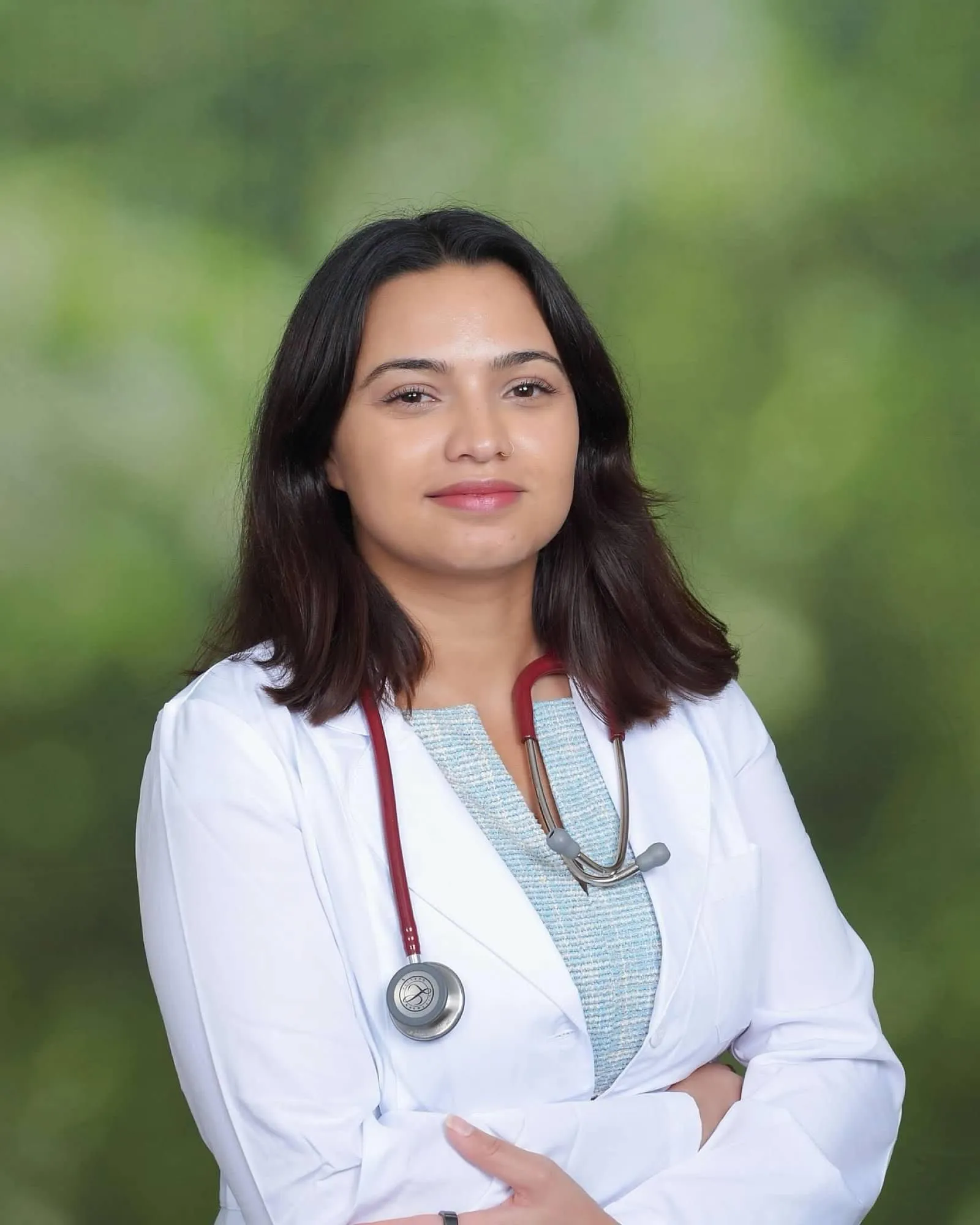 Hormone health clinician evaluating patient wellness scores