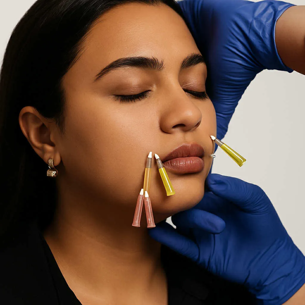 PDO thread lift procedure for facial contouring and tightening