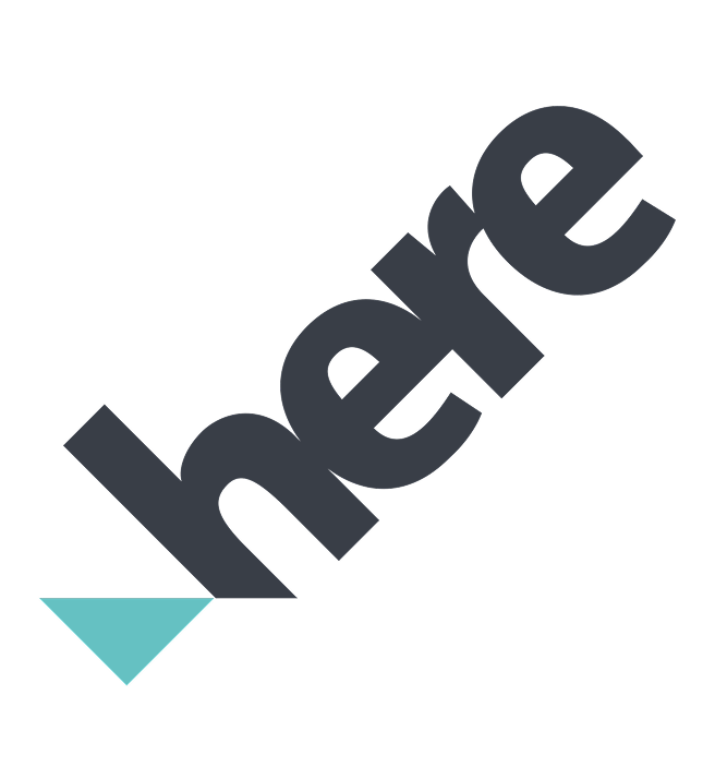 HERE logo in colour