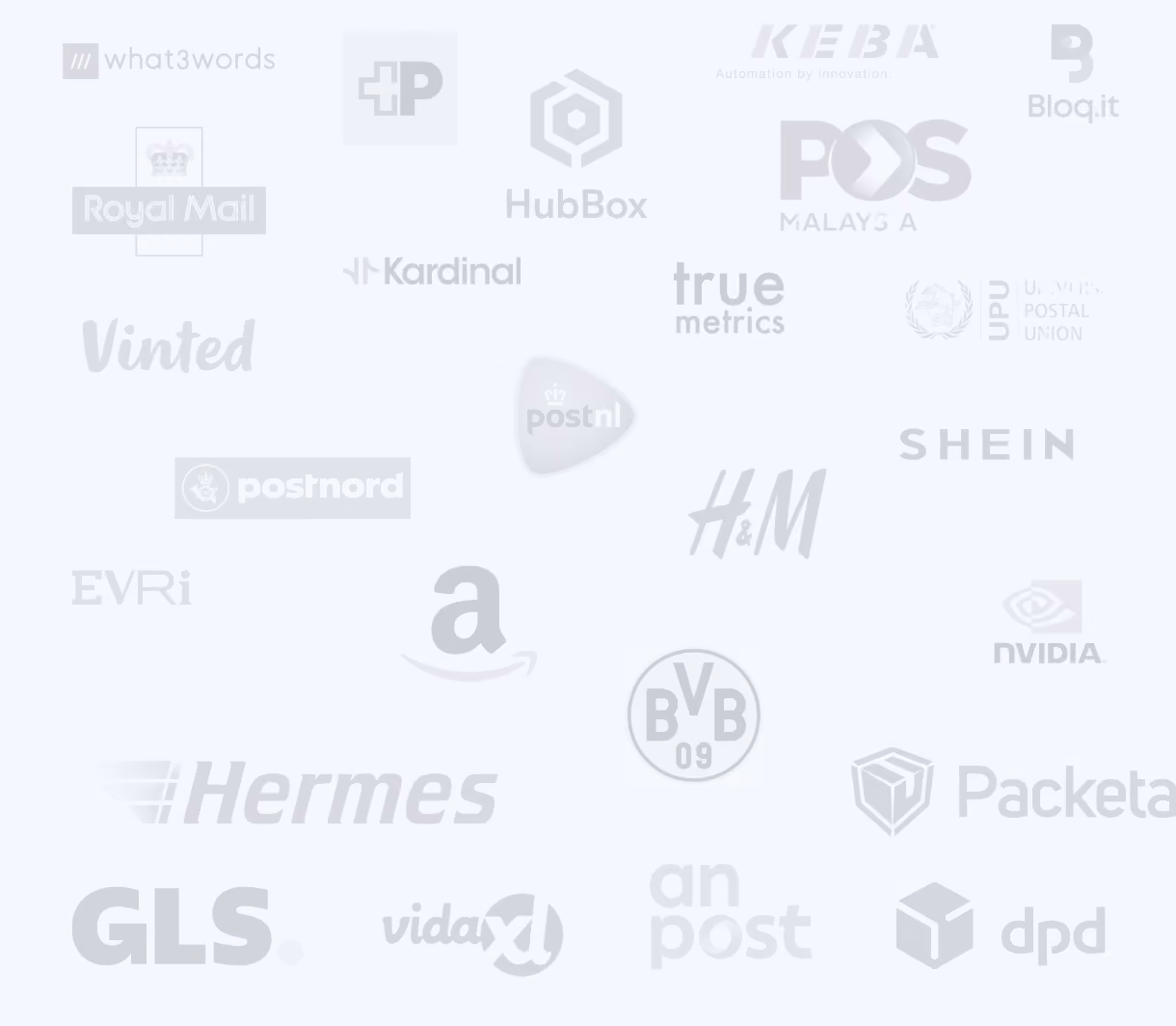 Logos of companies that have taken part in the Last Mile Delivery Meetup