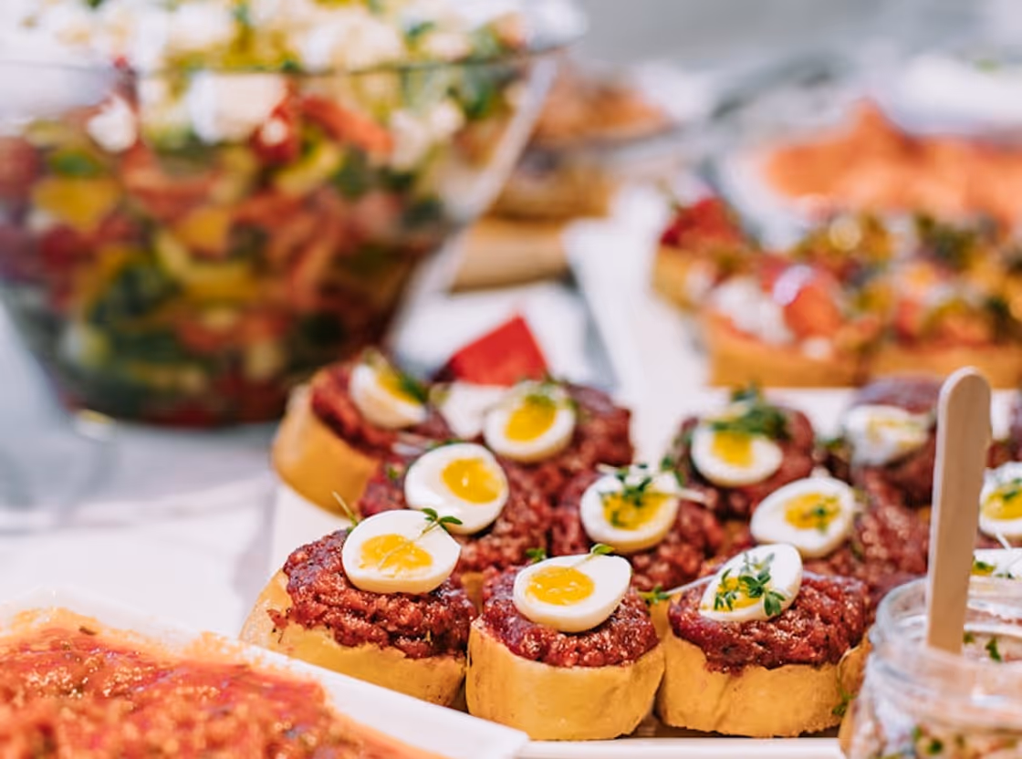 Frische Speisen und Catering für Events und Veranstaltungen