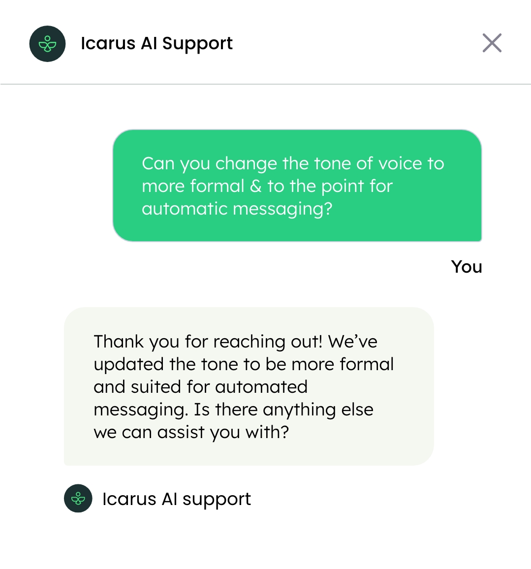 Visual of selecting and customizing the SOP in Replyer