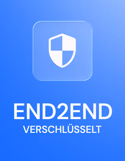 Recare End-to-End-Verschlüsselung – Badge