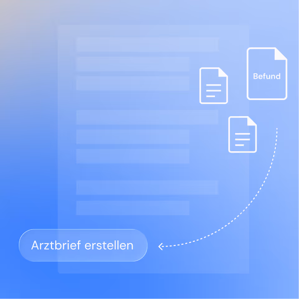 Key Visual von Recare Docs – automatisierte medizinische Dokumentation