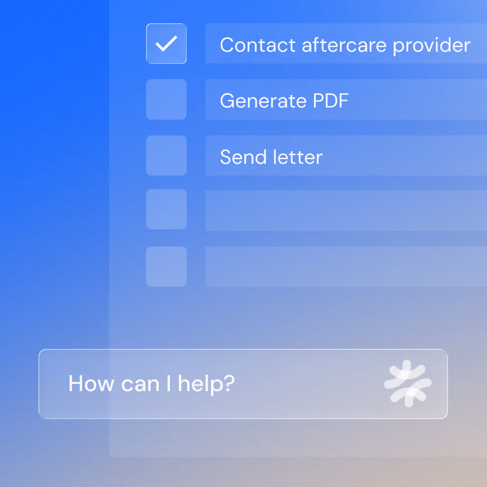 Recare Agent product interface screenshot