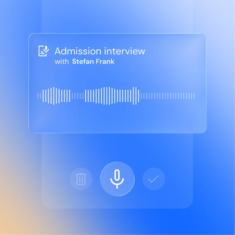 Recare Voice product interface screenshot