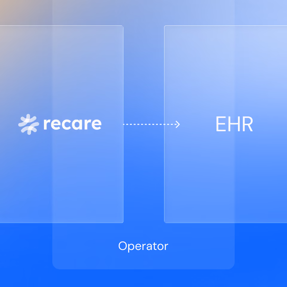 Recare Operator product interface screenshot