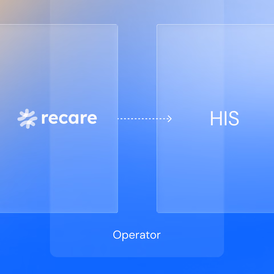 Recare Operator product interface screenshot