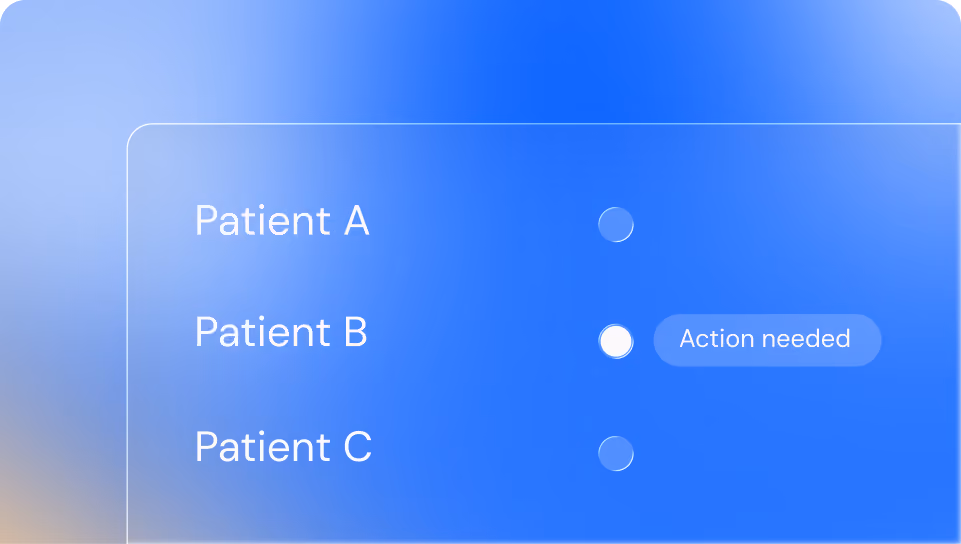 Recare Predict: view for nursing staff and ward managers