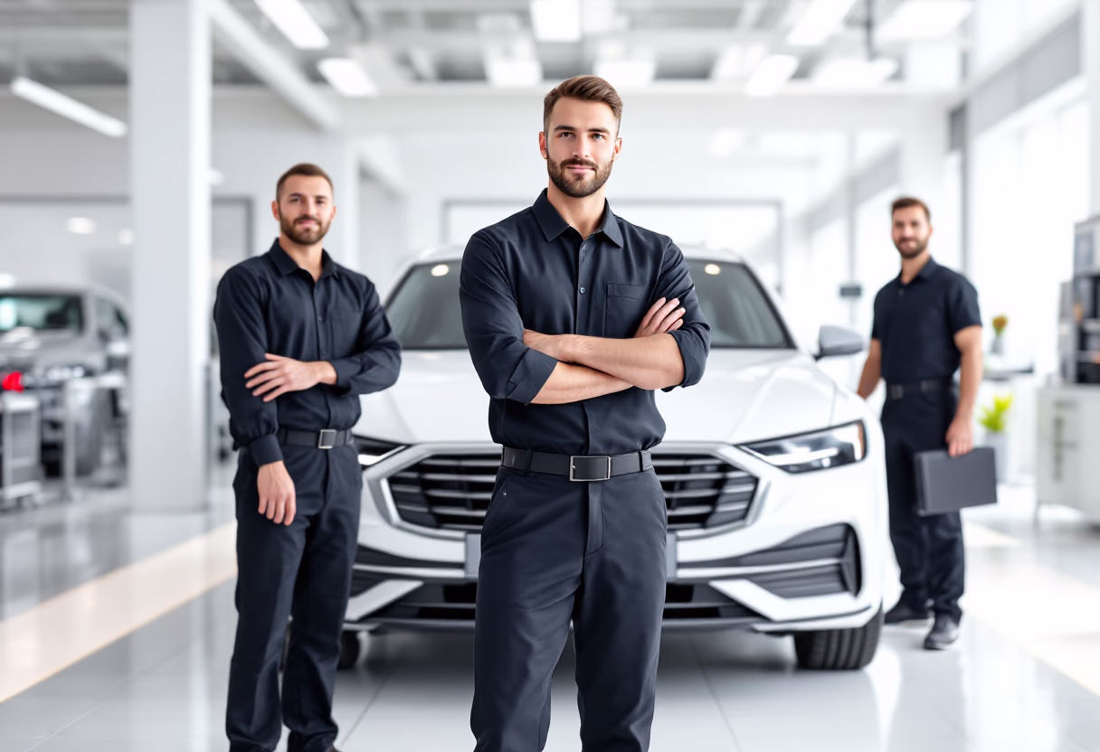 image of service center (for an auto dealership)