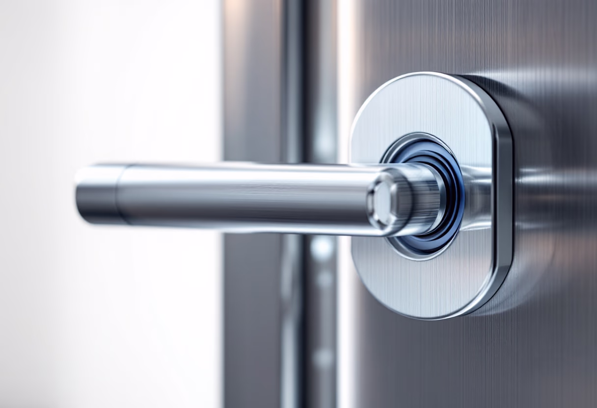 image of fingerprint scanner for a security company