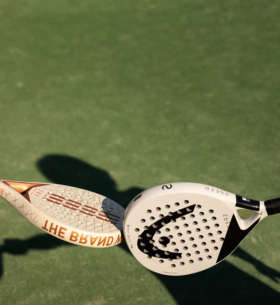 An image of padel rackets
