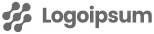 Logopsum brand logo in grayscale.