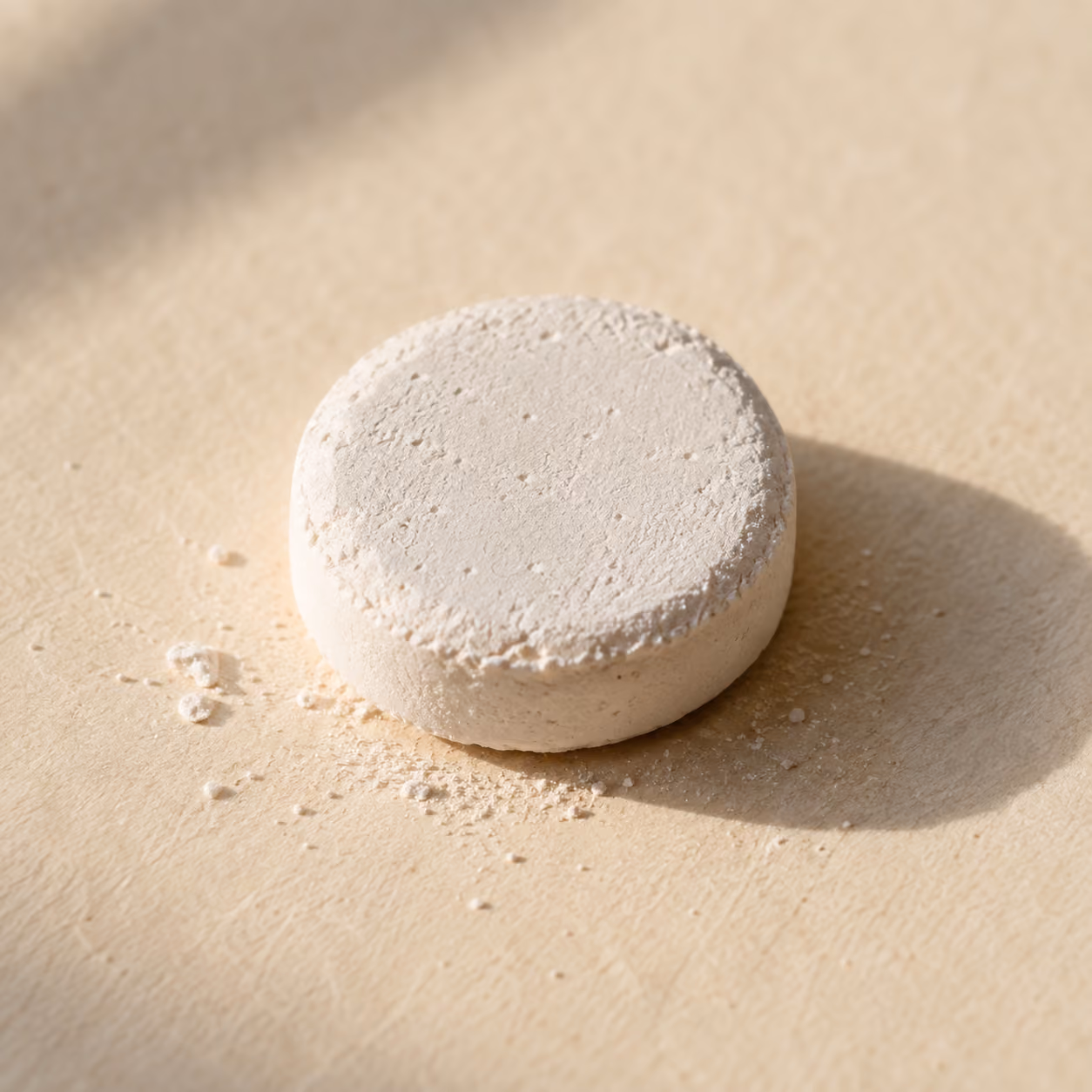 Why do antacids contain chalk?